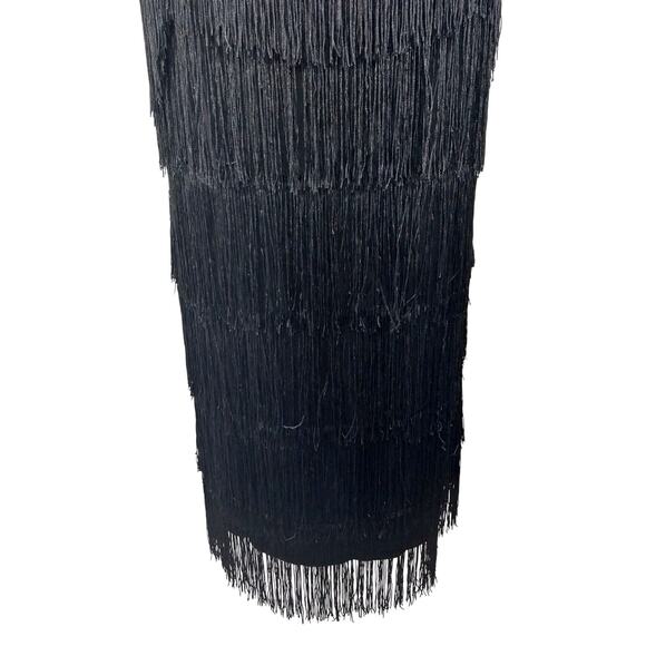 NWOT! L'VOW WOMEN! TOTALLY FRINGED FLAPPER STYLE SHIMMERY, FLUID DRESS! SZ 1X - Picture 8 of 11